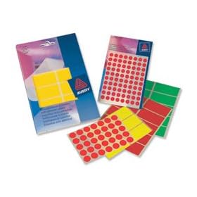 Avery 32-291 Coding Dot Labels 8mm Diameter Assorted Ref 32-291 [Pack