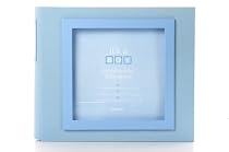 Swing 12x12 Baby Scrapbook Shadow Box Cover - Sky Blue