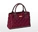Hannon 03-034 Burgundy Quilted Sachi Fashion Lunch Bag