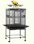 18" X 18" X 64" Wrought Iron Play Top Bird Cage