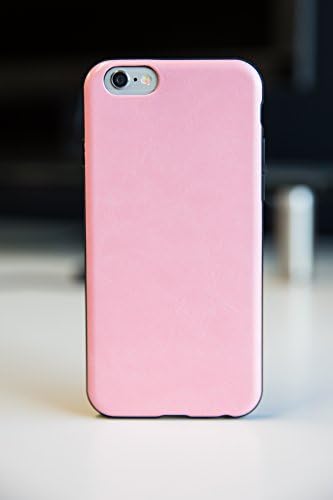 Leather iPhone 6s Case (PU), Slim, Soft, Eco Friendly, Premium PU Leather * Rubber All Around Bumper Protection * Scratch Resistant * Thin Skin Case (AT&amp;T, Sprint, T-Mobile, Verizon) (Pink)