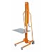 Wesco 272467 Manual Office Lift, 58-1/2" Lift Height, 23" Length x 18" Width, 220 lbs Capacity