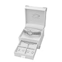 Time Design Bracelet Strap Watch, Pendant & Earring Set in a Fancy Presentation Box