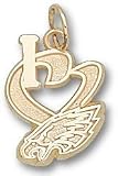 Philadelphia Eagles I Heart Logo 1/2 Charm/Pendant
