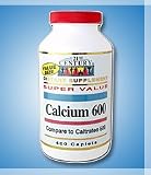 Calcium 600 - 400 Caplets