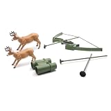 Wild Hunting Bow and Arrow Playset with Deer Targets ~ NewRay