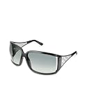 Gucci GG Texture Web Temple Plastic Sunglasses black shaded grey by Gucci