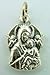 Mini Charm Bracelet Catholic Petite Medal Silver title=
