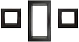 IMAGE OF Gallery Solutions Black Triplex Decorative Shadow Boxes, 3-Piece