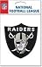 NFL Embroidered 3D Stickers OAKLAND RAIDERS - DISCONTINUED ITEM For Scrapbooking, Card Making & Craft Projects