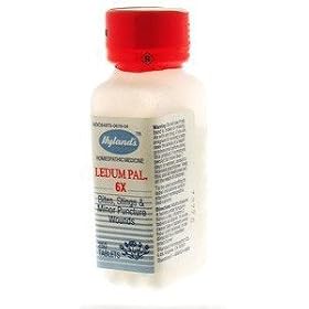 Click here to buy Ledum Palustre 6X (Puncture Wounds, Stings, Bites) - 250 - Tablet by Hyland's Homeopathic.
