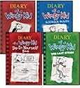 Diary of a Wimpy Kid Complete 4-Book Set: Diary of a Wimpy Kid: A Novel in Cartoons, Diary of a Wimpy Kid 2: Roderick Rules, Diary of a Wimpy Kid 3: The Last Straw, and Diary of a Wimpy Kid Do-It-Yourself Book