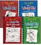 Search : Diary of a Wimpy Kid Complete 4-Book Set: Diary of a Wimpy Kid: A Novel in Cartoons, Diary of a Wimpy Kid 2: Roderick Rules, Diary of a Wimpy Kid 3: The Last Straw, and Diary of a Wimpy Kid Do-It-Yourself Book
