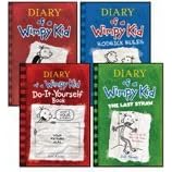 Diary of a Wimpy Kid Complete 4-Book Set: Diary of a Wimpy Kid: A Novel in Cartoons, Diary of a Wimpy Kid 2: Roderick Rules, Diary of a Wimpy Kid 3: The Last Straw, and Diary of a Wimpy Kid Do-It-Yourself Book (Paperback)