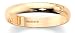 9ct Yellow Gold D shaped with hand polished finish 3mm wide