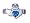 Solid Sterling Silver Blue Crystal Claddagh Ring Please specify size: 4