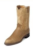 Justin Men's Buckskin Apache Bullhide Ropers Style: J3425