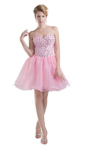 ... Womenâs Sweetheart Beading A-line Homecoming Dress Pink Plus Size 20 ... Womenâs Sweetheart Beading A-line Homecoming Dress Pink Plus Size 20