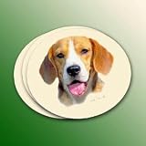 NEW! Neoprene Neoprene Beagle Coasters Set of 4
