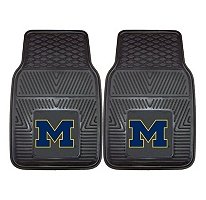 University of Michigan Heavy Duty 2-Piece Vinyl Car Mats