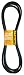 Outdoor Living : Poulan Pro 54-Inch 2006 and Newer Electric Mower Deck Mower Belt #PP88004