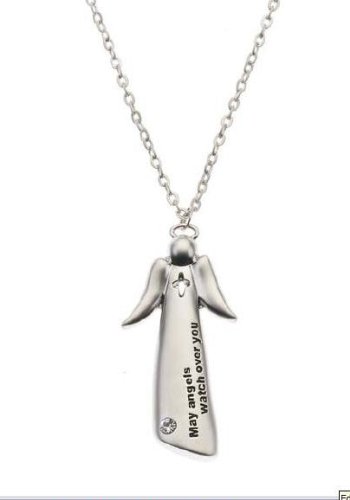 Angel Pendant 'May Angels Watch Over You'