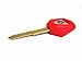 Motor_pro Red Color Blank Key Uncut Blade for Yamaha YZF R1