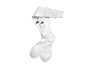 adidas All Sport 2-Pack OTC Sock, White/Black, Medium