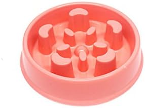 TopCute Lnteractive Non Toxic Slow Down Eating Healthy HabitsFeed Dog Bowl Bloat Stop Pet Dog Cat Bowl