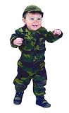 Jr. Camouflage Suit w/Cap, size 18Month, GREEN