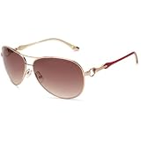 Juicy Couture Womens Beach Bum Aviator Sunglas