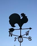 Eigenschaften SvenskaV  / Wetterfahne Hahn in schwarz - von SvenskaV