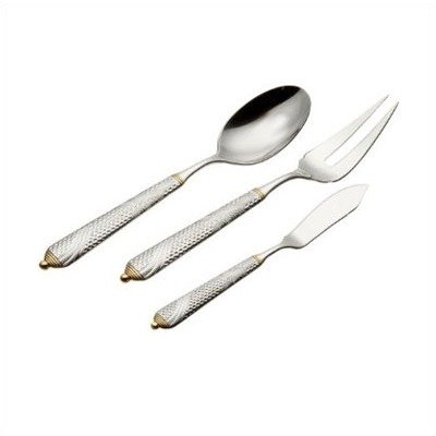 Yamazaki Byzantine Gold Accent 3-Piece Serving Set