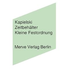 Zeitbeh�lter: Kleine Festordnung