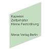 Zeitbeh�lter: Kleine Festordnung