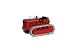 SpecCast ZJD 1576 Red/Silver 1/50 Scale International TD-24 Crawler Ag Version