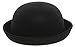 EOZY Girls Wool Felt Roll Brim Bowler Derby Hats Billycock Cloche 21
