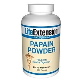 Life Extension Papain Powder 100 Grams