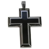 316L Stainless Steel Pendant Stainless steel cross pendant Length: 55mm Width: 43mm Thickness: 4mm
