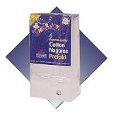 Superior Regular 6pk Prefold Nappy,100% Cotton (4x6x4)