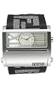 Fendi Zip Code Black-White Strap Diamond Dial Unisex Watch #F115141BD