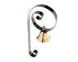 Iron Shopkeeper Bell Black Powder Coat