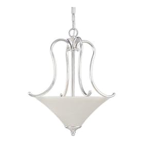 Thomas Lighting Trillium Brushed Nickel Bowl Pendant by Thomas Lighting