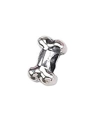 Zable (tm) Sterling Silver Dog Bone Bead / Charm