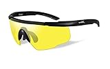 UPC 712316003001 product image for Wiley X Sabre Advanced Sunglasses Pale Yellow/Matte Black 300 | upcitemdb.com