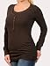 Motherhood Maternity: Long Sleeve Pull Over Double Opening Nursing Tee