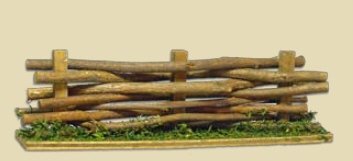 Accessori per presepi, recinzione salice, 30cm di lunghezza