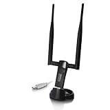 Netis AC1200 Wireless High Gain USB 3.0 Adapter with 5dBi Antennas and USB Cradle (WF2190)