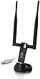 Netis WF2190 Wireless AC1200 Long-Range USB Adapter, Supports Windows, Mac, Linux, 5dBi High Gain Antennas, Free USB Cradle