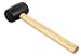 Black Rubber Mallet-Wood - Ounce